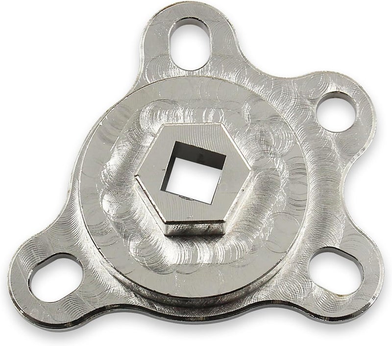 QGHAUC Crankshaft Turning Tool Engine Rotation Adapter Tool Compatible with Chevy Ford V8 Engines - Image 3